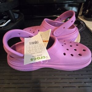 NWT. CROCS Platform Stomp Clog. Womens Size 8